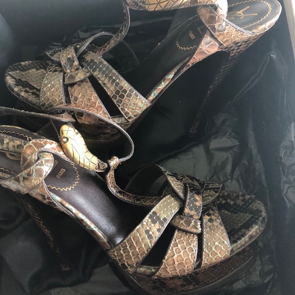 YSL Yves Saint Laurent Tribute Sandals - Picture 5 of 8